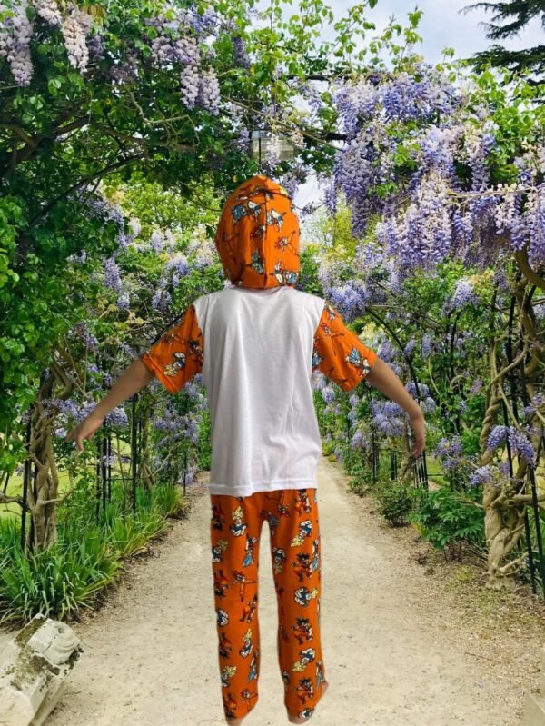 Conjunto de pijama Dragon Ball Z Goku personalizado.