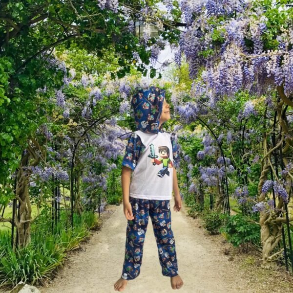 WhatsApp Image 2025-12-16 at 10.44.51 AM (1) Minecraft Pijamas para niños Enemy Mob Group - Conjunto de regalo de pijama de 2 piezas