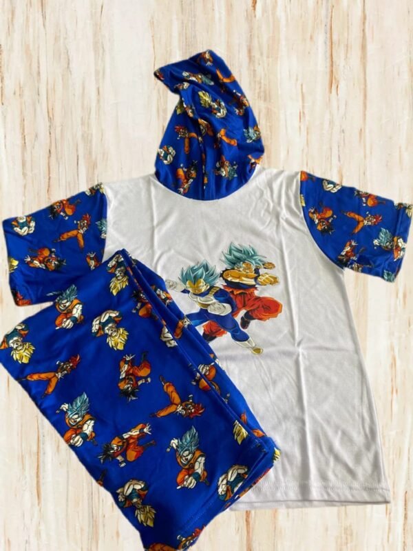 Conjunto de pijama Dragon Ball Z Goku personalizado.
