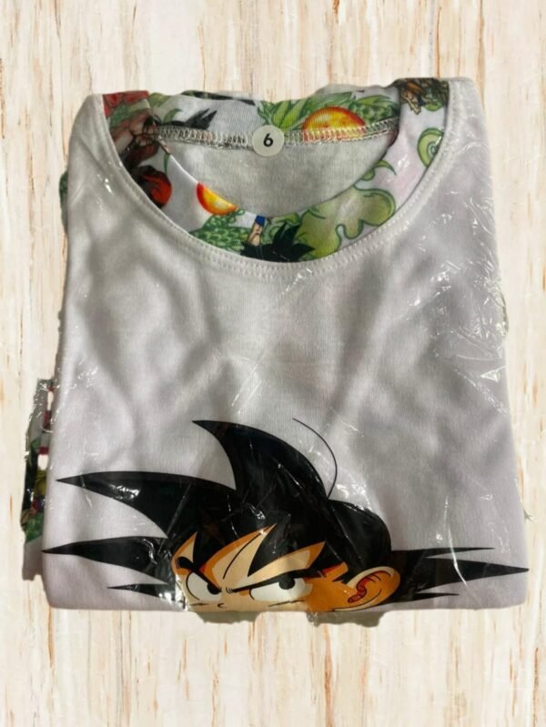 Conjunto de pijama Dragon Ball Z Goku personalizado.